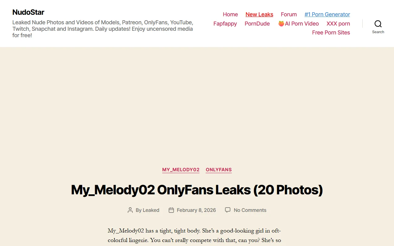 Screenshot: Nudostar Screenshot of Nudostar